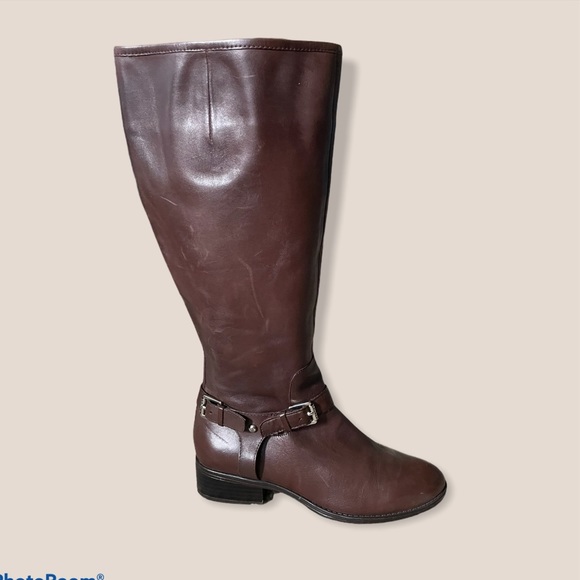 Lauren Ralph Lauren Marion Riding Boot 5.5 Brown - Picture 4 of 7